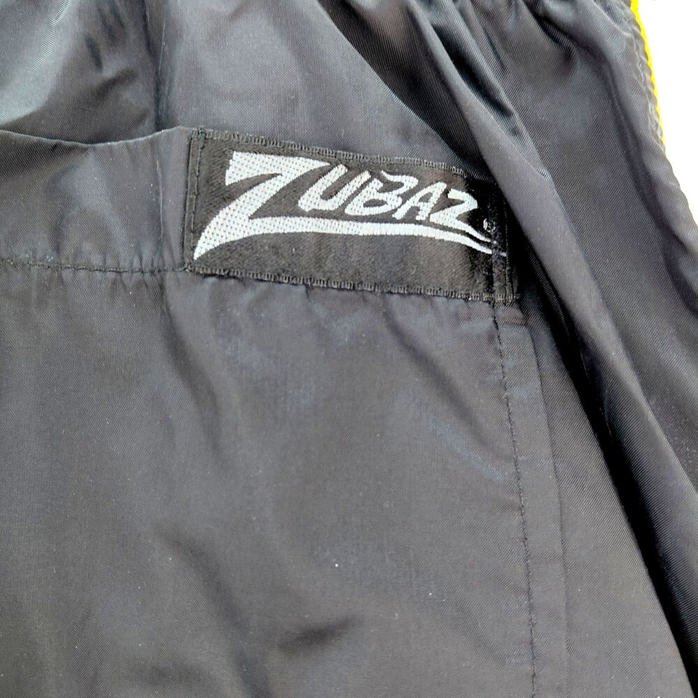 VTG Minnesota Gopher Zubaz Track Sweatpants Men L Black Nylon Spellout Ankle Zip - Picture 8 of 11